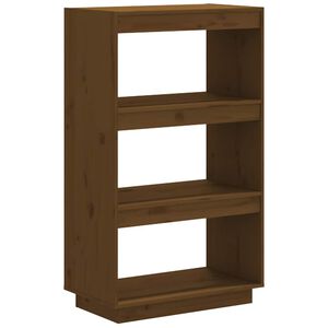 vidaXL Biblioth&egrave;que/S&eacute;parateur de pi&egrave;ce Marron miel 60x35x103 cm Pin