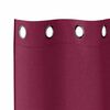 vidaXL Rideaux occultants avec anneaux 2 pcs Bordeaux 260 x 140 cm