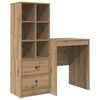 vidaXL Bureau Ch&ecirc;ne artisanal 105,5 x 50 x 127 cm 2 pc