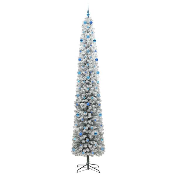 vidaXL Sapin de No&euml;l artificiel Vert 300 cm PVC et acier et plastique