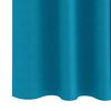 vidaXL Rideaux occultants avec anneaux 2 pcs Turquoise 245 x 140 cm