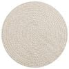 vidaXL Tapis ZIZUR cr&egrave;me &Oslash; 90 cm aspect de jute int&eacute;rieur et ext&eacute;rieur