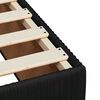 vidaXL Sommier &agrave; lattes de lit avec matelas Noir 90x190 cm Velours