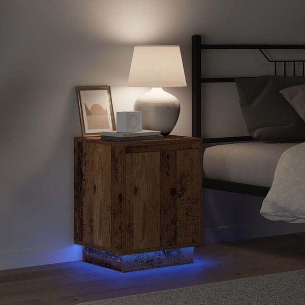 vidaXL Cabinet de chevet Bois ancien 39 x 34,5 x 50 cm