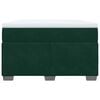 vidaXL Sommier &agrave; lattes de lit avec matelas vert fonc&eacute; 120x190 cm