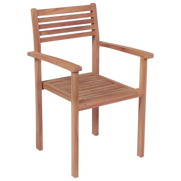 vidaXL Chaises de jardin lot de 2 et coussins bleu Bois de teck massif