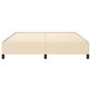 vidaXL Cadre de lit sans matelas cr&egrave;me 180x200 cm tissu