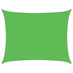 vidaXL Voile d'ombrage 160 g/m&sup2; Vert clair 6x8 m PEHD