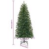 vidaXL Sapin de No&euml;l artificiel avec 150 LED Vert 150 cm PE et PVC