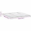 vidaXL Surmatelas Blanc 180 x 200 cm Tissu en Tricot