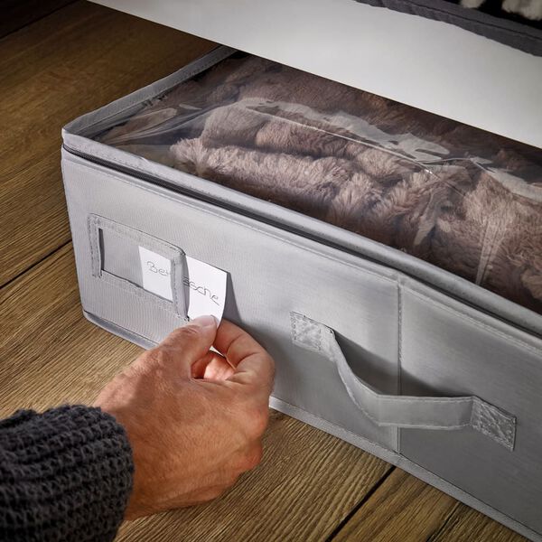 Leifheit Bo&icirc;te de rangement Taille S Gris 64 x 45 x 15 cm 80014