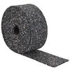 vidaXL Rouleau de granulat en caoutchouc Noir 500 x 10 x 1 cm