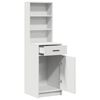 vidaXL Haut Armoire Blanc 40 x 40,5 x 135 cm Bois d'ingénierie