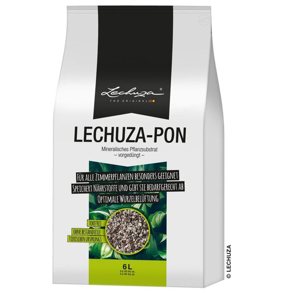 LECHUZA Substrat pour jardini&egrave;re PON 6 L