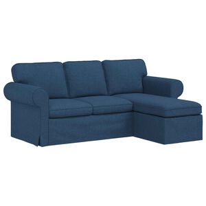vidaXL Canap&eacute; Bleu 195 x 138 x 80 cm tissu