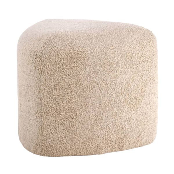 Venture Home Pouf Peg 46x46x41 cm Teddy Beige