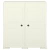 vidaXL Armoire plastique 79x43x85,5 cm design bois glace à la vanille