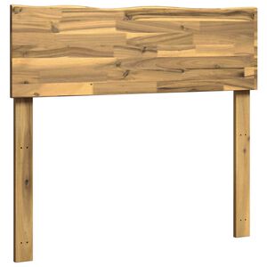 vidaXL T&ecirc;te de lit en bois brut ROSTOCK Blanc 80 cm