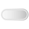 vidaXL Miroir de salle de bain LED Transparent 60 x 25 cm verre tremp&eacute;