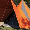 vidaXL Tente Tipi familiale Gris et orange 510 x 690 x 330 cm