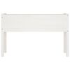 vidaXL Jardinières d'extérieur 2 pcs Blanc 110x31x70 cm Bois de pin