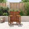 vidaXL Ensemble de bar de jardin 3 pcs Bois d'acacia solide