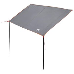 vidaXL Tarp r&eacute;sistant &agrave; l'eau personne 240 x 300 cm Gris et orange