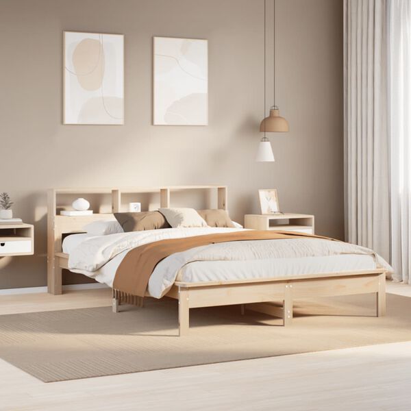 vidaXL Cadre de lit sans matelas 150x200 cm bois de pin massif
