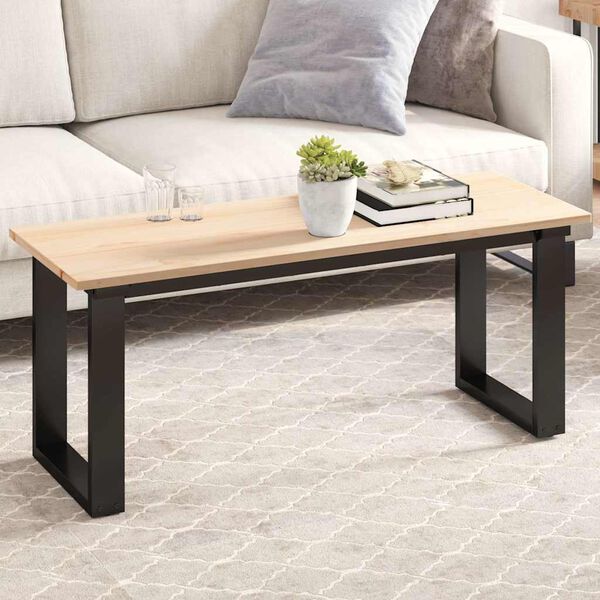 vidaXL Dessus de table 110x40x1,7 cm rectangulaire bois de pin massif