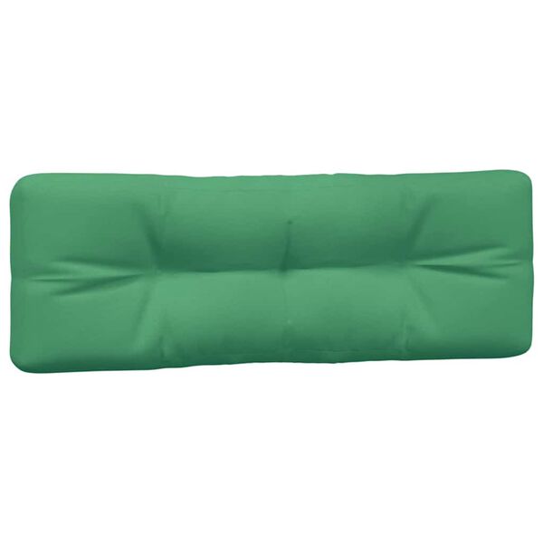 vidaXL Coussins de palette lot de 5 vert tissu