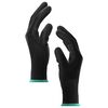 vidaXL Gants de Travail 24 pcs Noir 11 / XXL Polyester