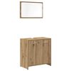 vidaXL Ensemble de meubles salle de bain 3 pcs bois d'ingénierie