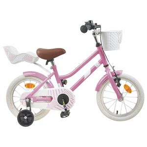 vidaXL V&eacute;lo pour Enfants 14 Pouces pour les 3-5 ans Rose clair