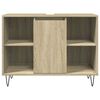 vidaXL Armoire salle de bain ch&ecirc;ne sonoma 80x33x60cm bois d'ing&eacute;nierie