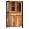 vidaXL Buffet 100 x 40 x 175 cm Bois d'acacia massif