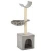 vidaXL Arbre &agrave; chat avec griffoirs en sisal 105 cm Gris