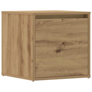 vidaXL Tiroir bo&icirc;te ch&ecirc;ne artisanal 40,5x40x40 cm bois d'ing&eacute;nierie