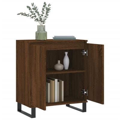 vidaXL Buffet Chêne marron 60x35x70 cm Bois d'ingénierie