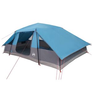 vidaXL Tente familiale avec auvent imperm&eacute;able 10 personne Bleu