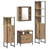 vidaXL Ensemble de mobilier de salle de bain 4 pc Ch&ecirc;ne artisanal