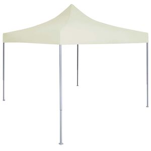 vidaXL Tente de f&ecirc;te 291 x 291 x 315 cm Cr&egrave;me Tissu Oxford