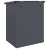 vidaXL Bo&icirc;te de d&eacute;p&ocirc;t de colis Anthracite 47,5 x 38 x 59 cm Acier