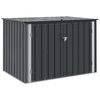 vidaXL Bo&icirc;te de Rangement de Jardin Noir 151,5 x 107 x 100 cm Acier