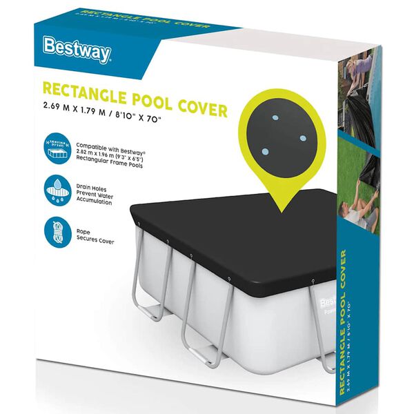 Bestway Couverture de piscine Flowclear 269x179 cm