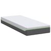 vidaXL Matelas Blanc et Gris 80 x 200 cm Tissu jacquard