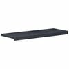 vidaXL Appui de fen&ecirc;tre Anthracite avec grain de bois PVC