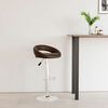 vidaXL Tabouret de bar Marron Similicuir