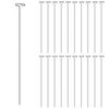 vidaXL Piquets pour plantes de jardin 20 pcs vert fonc&eacute; 61 cm acier