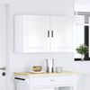 vidaXL Armoires murales de cuisine 2 pcs Porto blanc brillant