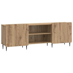vidaXL Meuble TV 150 x 31 x 52 cm Ch&ecirc;ne artisanal Bois d'ing&eacute;nierie